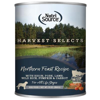 NutriSource Harvest Selects Canned Dog Food Northern Feast 13 oz.