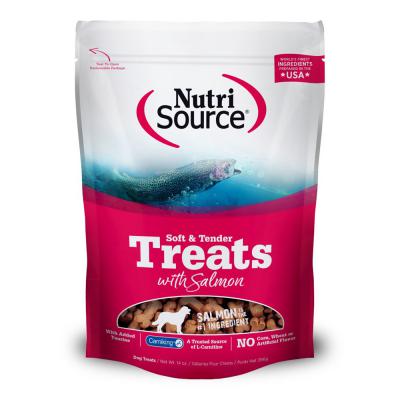 NutriSource Soft & Tender Dog Treats Salmon 14 oz.