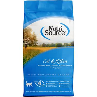 NutriSource Cat & Kitten All Life Stages Chicken Meal, Salmon & Liver Recipe