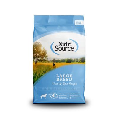 NutriSource Large Breed Trout & Rice Recipe 26 lb.