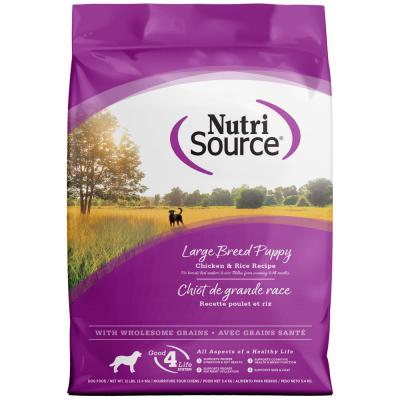 NutriSource Large Breed Puppy Dry Dog Food Chicken & Rice 12 lb.