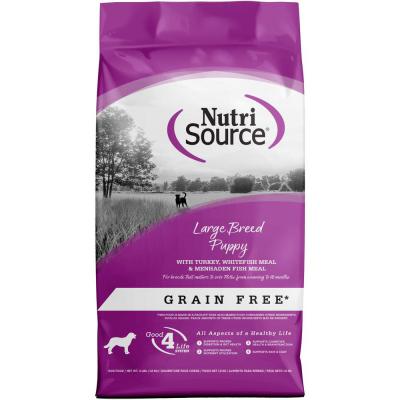 NutriSource Large Breed Puppy Grain-Free Turkey Whitefish & Menhaden Recipe