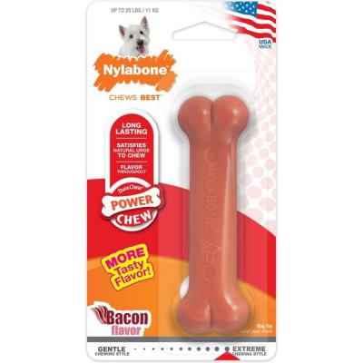 Nylabone Power Chew Bone Bacon Regular