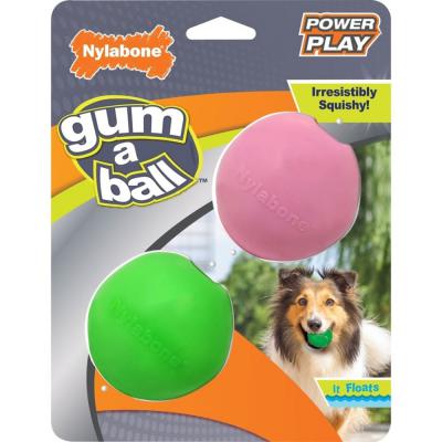 Nylabone Power Play Gum A Ball Green Pink