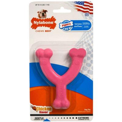 Nylabone Puppy Wishbone Pink Petite