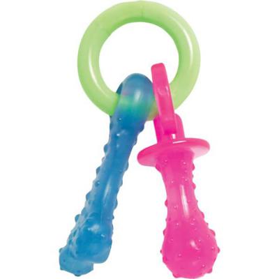 Nylabone Teething Chew Pacifier Bacon Flavor X-Small