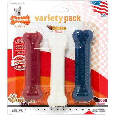 Nylabone Variety Pack Red White Blue