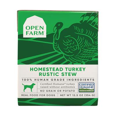 Open Farm Homestead Turkey Rustic Stew Wet Dog Food 12.5 oz.