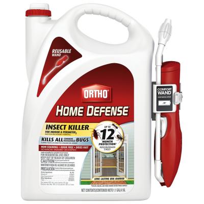 Ortho Home Defense Insect Killer with Comfort Wand Liquid Spray Application 1.1 gal