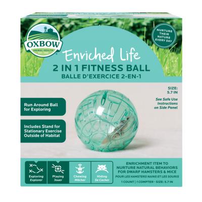 Oxbow Animal Health Enriched Life Small Animal 2-in-1 Fitness Ball