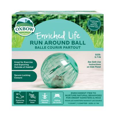 Oxbow Animal Health Enriched Life Small Animal Run Around Ball