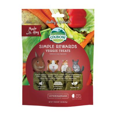 Oxbow Animal Health Simple Rewards Veggie Small Animal Treats 3 oz.