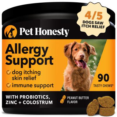 Pet Honesty Allergy Support Peanut Butter Flavor 90 ct