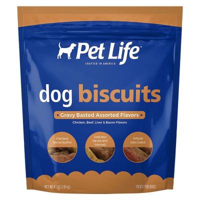 Pet Life Dog Biscuits 4 lb. Assorted Gravy