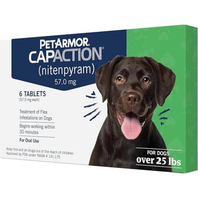 PetArmor Capaction Oral Flea Treatment for Dogs Over 25 lbs 6 Doses