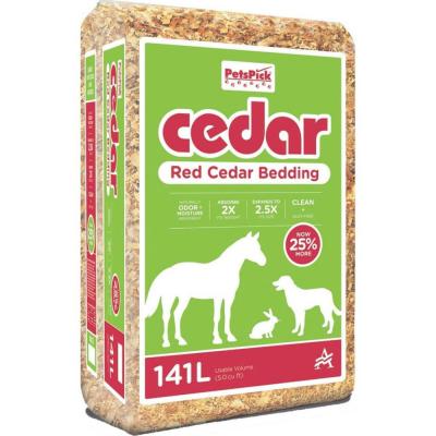 Pets Pick Kiln Dried Red Cedar Bedding Red Cedar 141 L