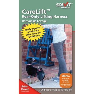 PetSafe CareLift Rear Support Dog Harness Black/Red SM