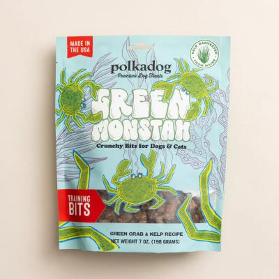 Polkadog Green Monstah Crunchy Training Bits 7 oz.