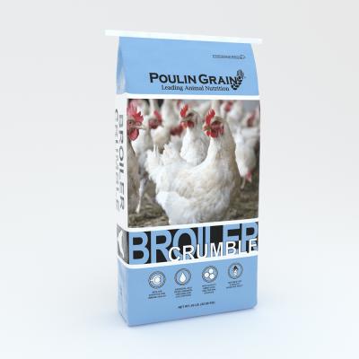 Poulin Quick Grow Broiler Crumbles 50 lb.