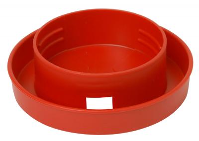 Plastic Quail Water Base 1 qt. Red