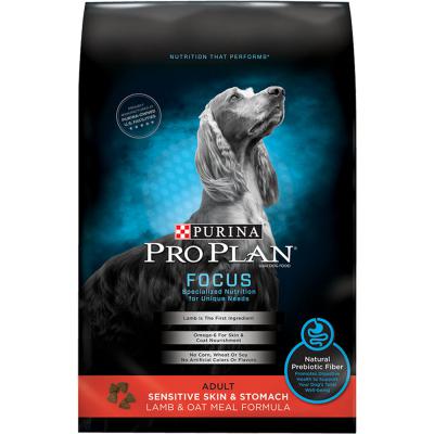 Pro Plan Focus Adult Sensitive Skin & Stomach Lamb & Oat Formula 24 lb.