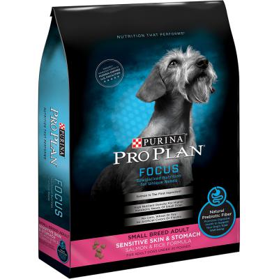 Pro Plan Focus Small Breed Sensitive Skin & Stomach Salmon & Rice Formula 16 lb.