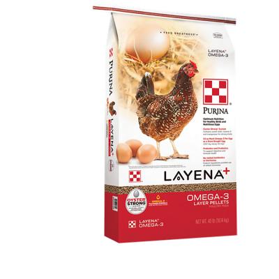 Purina Layena Plus Omega 3 Layer Pellets 40 lb.