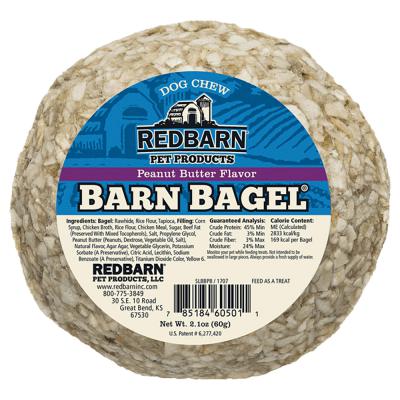 Redbarn Barn Bagel Peanut Butter 2.1 oz.