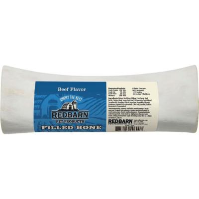 Redbarn Filled Bone Filld Beef Large 8 oz.