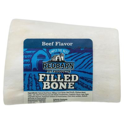 Redbarn Filled Bone Beef 3.5 oz. Small