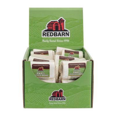 Redbarn Filled Bone Dog Treat Original Hickory BBQ SM