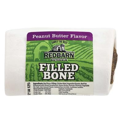 Redbarn Filled Bone Peanut Butter Small