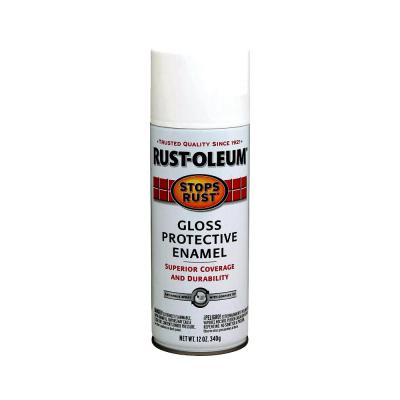 Rust Oleum Rust Preventative Spray Paint Gloss White 12 oz.