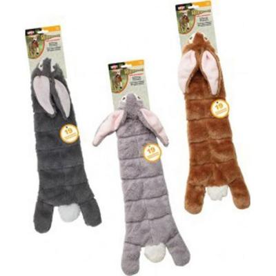 Skinneeez Multi Squeaker Rabbit Dog Toy