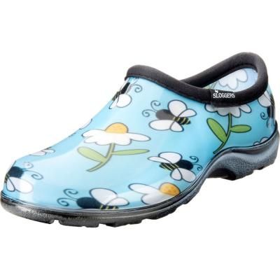 Sloggers Womens Waterproof Garden Shoe Blue Bee