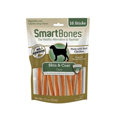 SmartBones Skin & Coat Care Dog Chew Chicken 16 Pack