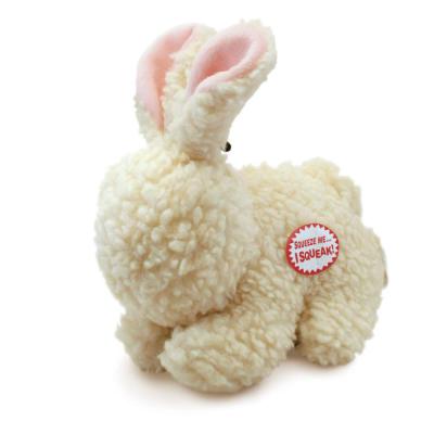 Spot Fleece Dog Toy Rabbit Natural 9 in.