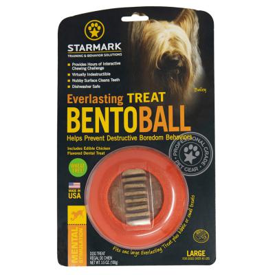 Starmark Everlasting Treat Bento Ball Dog Chew Toy Large