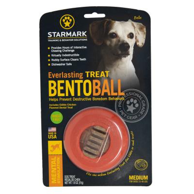 Starmark Everlasting Treat Bento Ball Dog Chew Toy Medium