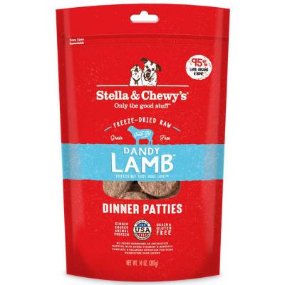 Stella & Chewy's Frozen Raw Dandy Lamb Dinner Patties