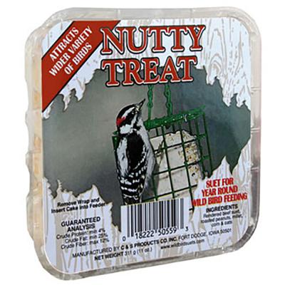 C&S Suet Nutty Treat 11 oz. Case Of 12