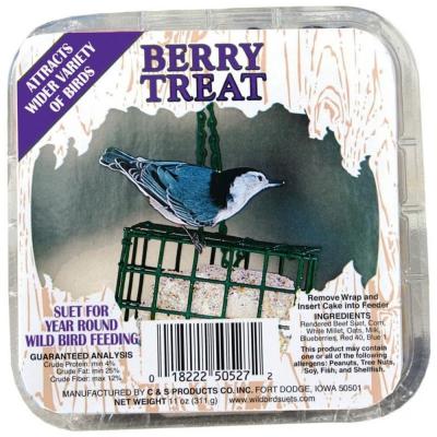 C&S Suet Berry Treat 11 oz. Case Of 12