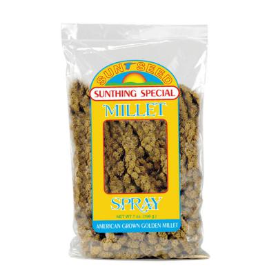 Sun Seed Golden Millet Spray Natural Bird Treat 7 oz.