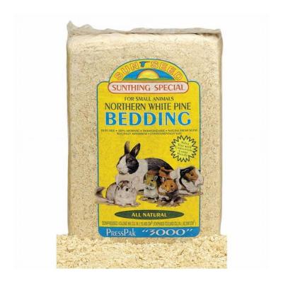 Sun Seed Northern White Pine Bedding for Small Animals Brown 2500 cu in.