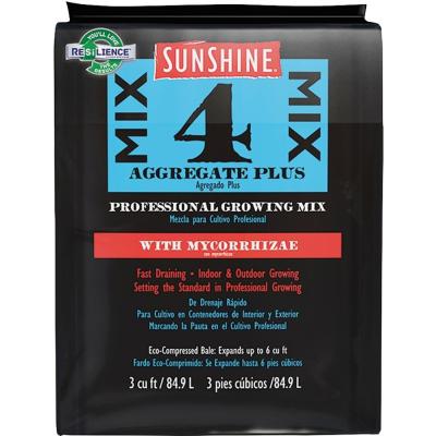 Sunshine Growing Mix Bag Granular Brown Faint Earthy Bag