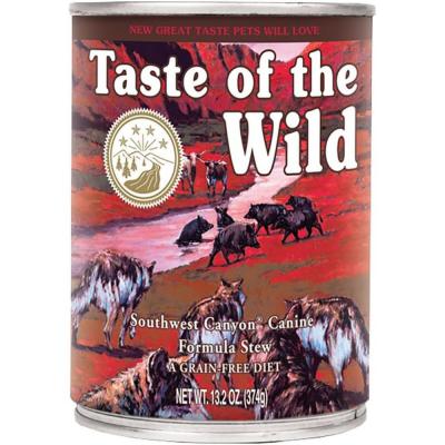 Taste of the Wild Southwest Canyon Canine Formula Stew Grain-Free Canned Dog Food 13.2 oz.