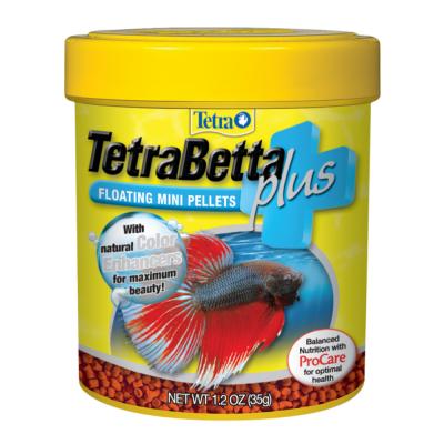 TetraBetta Plus Floating Mini Pellets 1.2 oz.