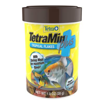 Tetra Min Plus Tropical Flakes Fish Food 1 oz.