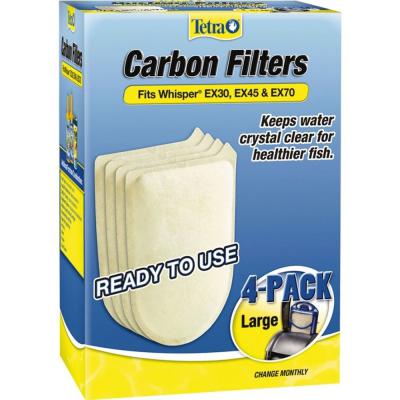 Tetra Whisper Ex Carbon Filter Cartridge 4 ct