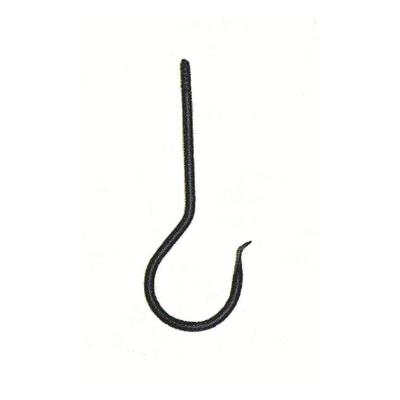 The Hookery Ceiling Hook 5 in. Black